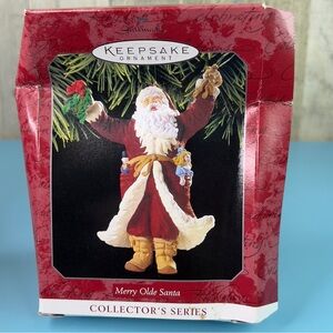 Hallmark Keepsake Ornament Merry Olde Santa Collectors Series Dated 1998